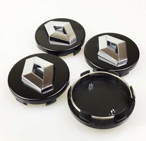 Schwarz 60mm nabenkappen - schwarz, 4x